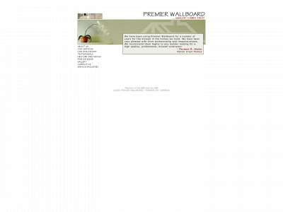 premierwallboard.com snapshot