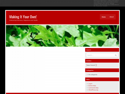 makingityourown.website snapshot