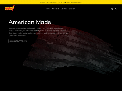 davoultmetalworks.com snapshot
