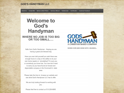 godshandymanllc.com snapshot
