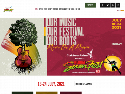 reggaesumfest.com snapshot