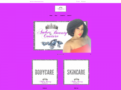 amberbeautycouture.com snapshot