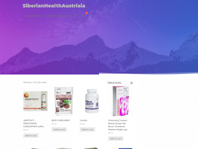 siberianhealthaustralia.com snapshot