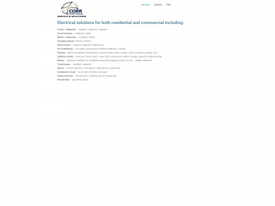 correlectric.com snapshot