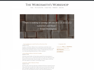 thewordsmithsworkshop.com snapshot