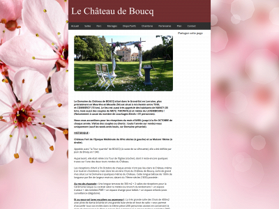 chateaudeboucq.com snapshot