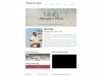 shepherdsvoice.org.uk snapshot