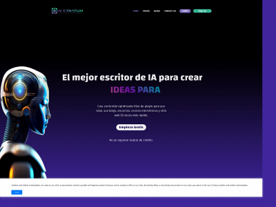 aicreatium.com snapshot