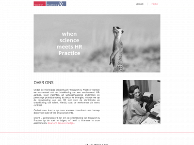 researchandpractice.be snapshot