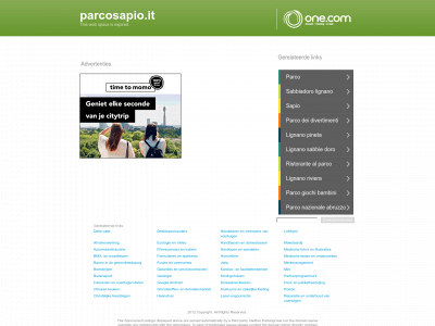 parcosapio.it snapshot