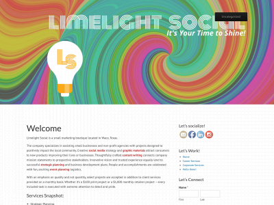 limelightsocialmktg.com snapshot