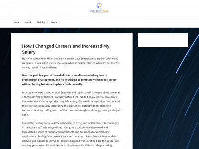 datadrivenmind.com snapshot