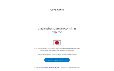blazinghandyman.com snapshot