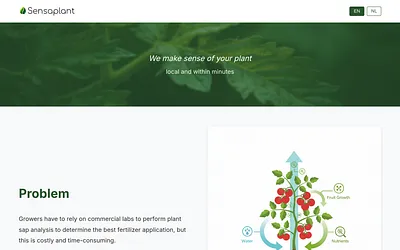 sensaplant.com snapshot