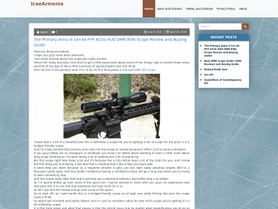 icaearmenia.org snapshot