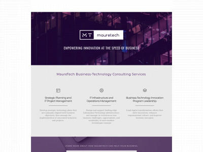 mauretech.com snapshot