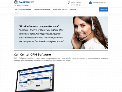callpro-crm.com snapshot