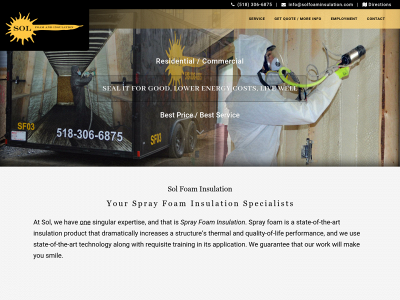 solfoaminsulation.com snapshot