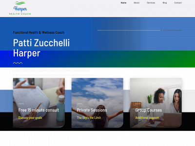 harperhealthcoach.com snapshot