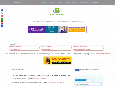 bentenblog.com snapshot