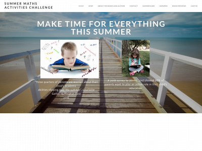 www.summer-maths-activities-challenge.com snapshot