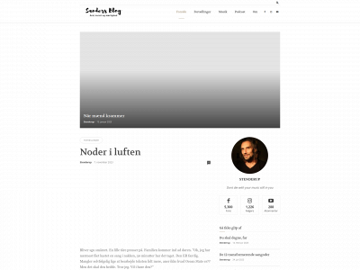 sandersblog.dk snapshot