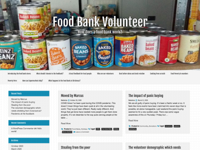 foodbankvolunteer.blog snapshot