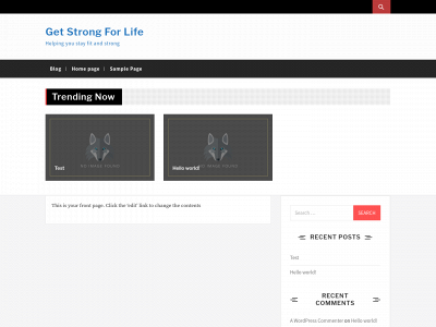 getstrongforlife.com snapshot