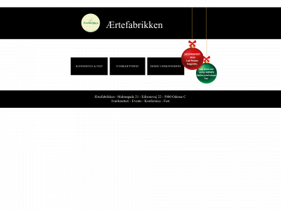 ærtefabrikken.dk snapshot