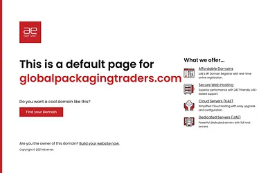 globalpackagingtraders.com snapshot