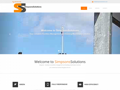 simpsonssolutions.com snapshot