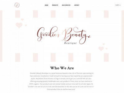 www.goodiesbeauty.com snapshot