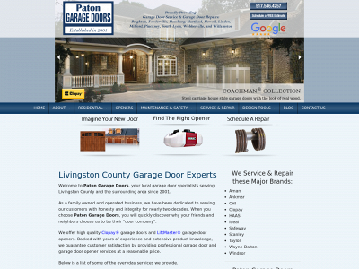 patongaragedoors.com snapshot