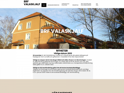 valaskjalf.se snapshot