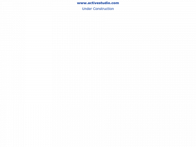 activestudio.com snapshot