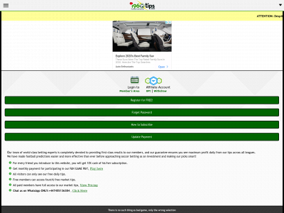 1960tips.com snapshot