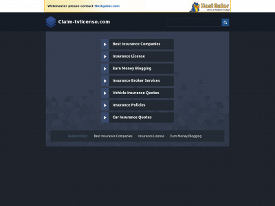 claim-tvlicense.com snapshot