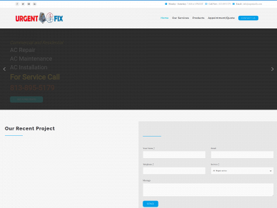 urgentacfix.com snapshot