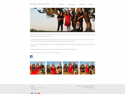 kristinethastumtrio.dk snapshot