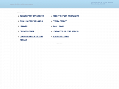 greenlightcreditrepair.com snapshot