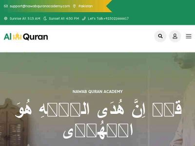 nawabquranacademy.com snapshot