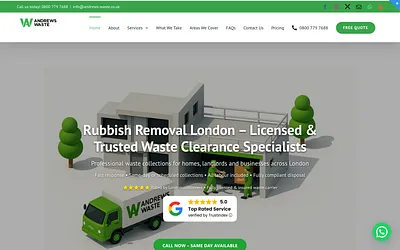 andrews-waste.co.uk snapshot