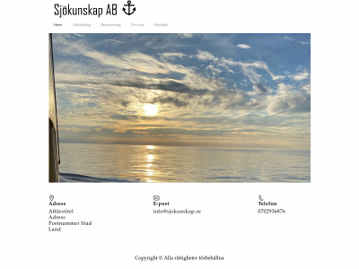 sjokunskap.se snapshot