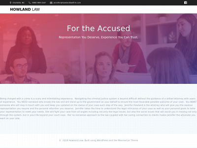 howlandlawfirm.com snapshot