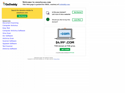 sweetscan.com snapshot