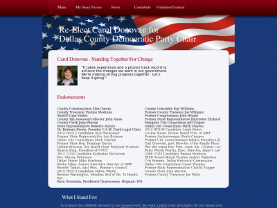 caroldonovan.org snapshot