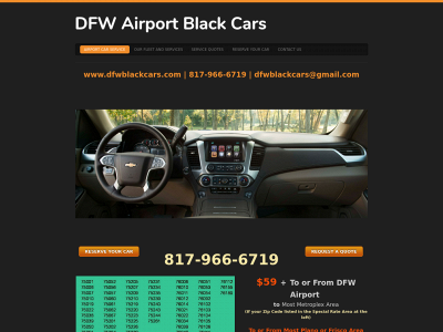 dfwblackcars.com snapshot
