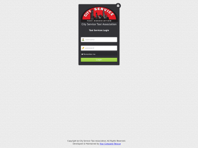 cityservicetaximanager.com snapshot
