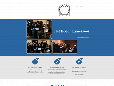 ieperskamerkoor.be snapshot