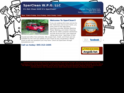 sparcleanwpg.com snapshot